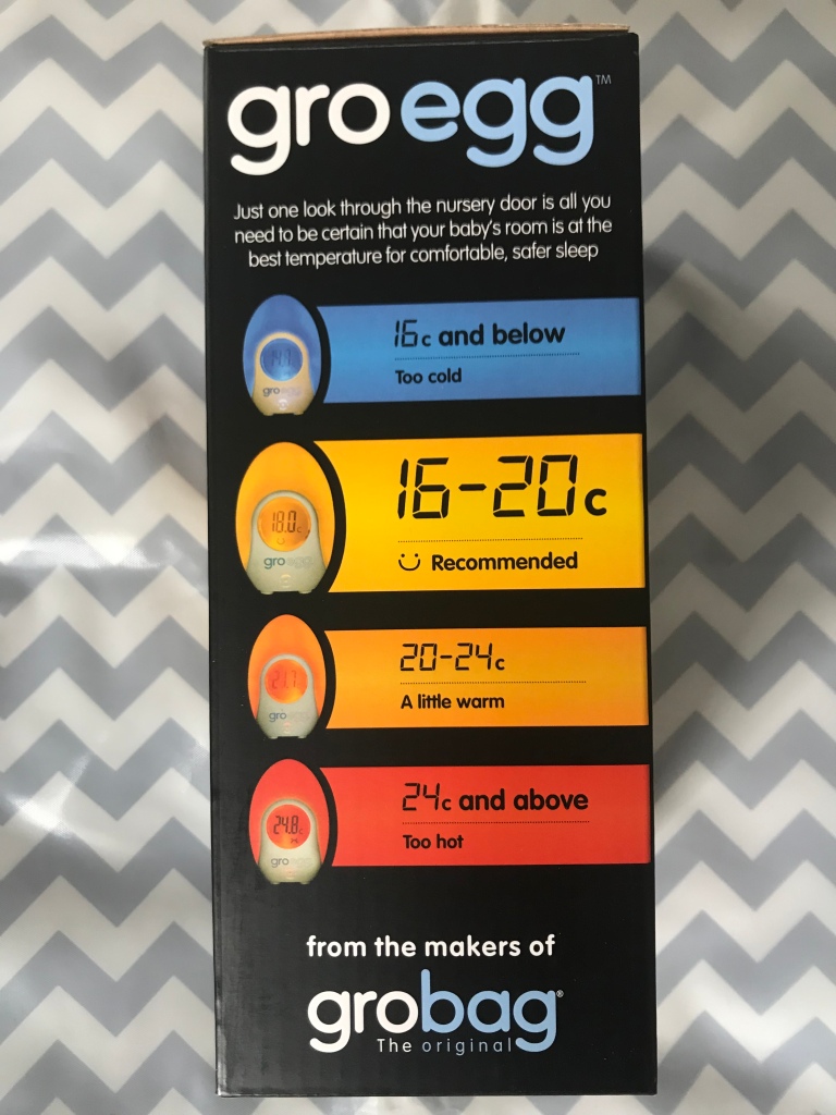 Gro Egg 2 Review of Colour Changing Baby Room Thermometer 